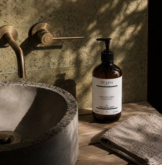 Hand & Body Wash, Peppermint & Dark Cedar