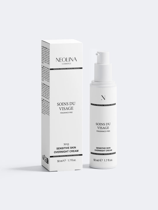 Crema de noche para piel sensible