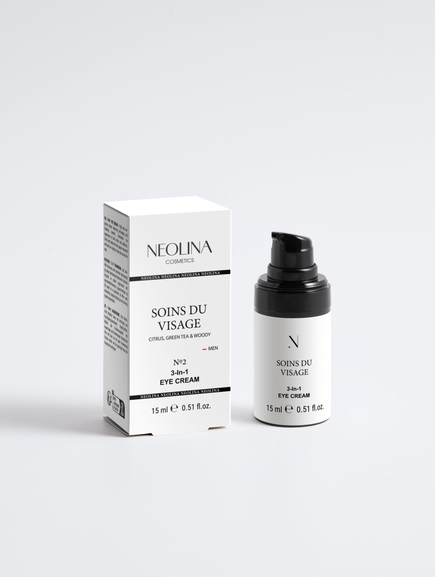 Contorno de Ojos 3 en 1 para Hombre