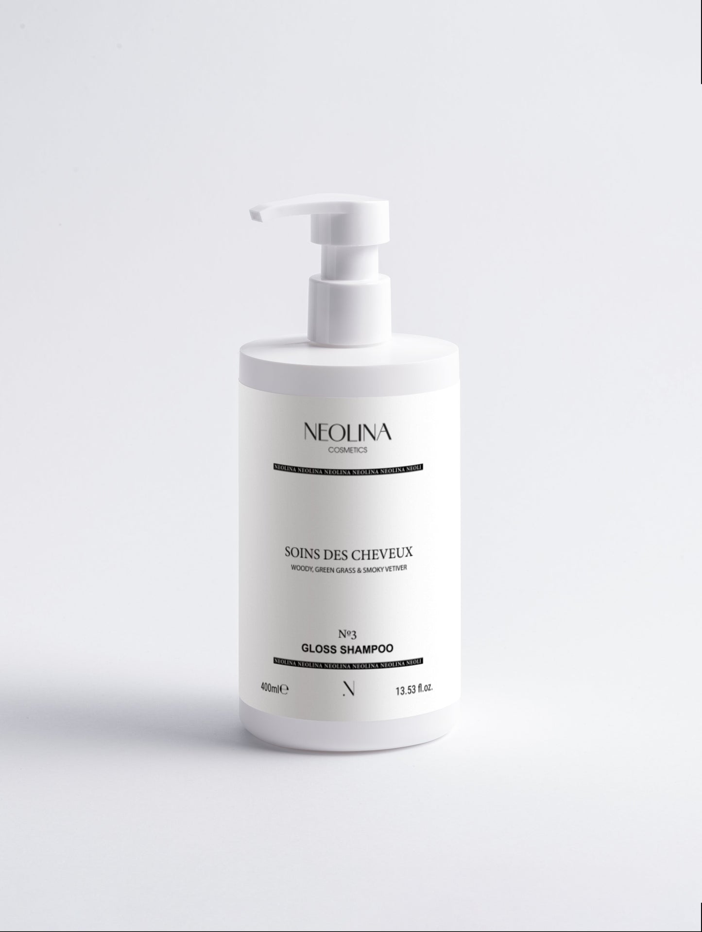 Shampoing Brillance, Vétiver Vert Fumé